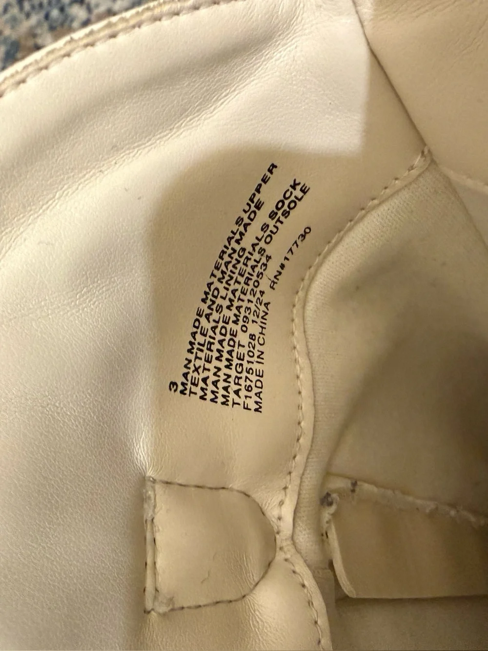 Cat & Jack Girls Cream Western Boots